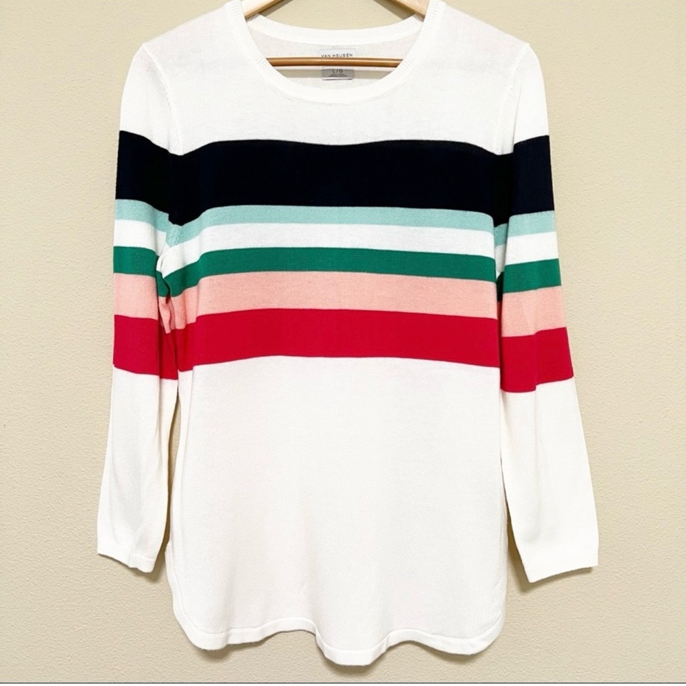 Van Heusen Striped Sweater
